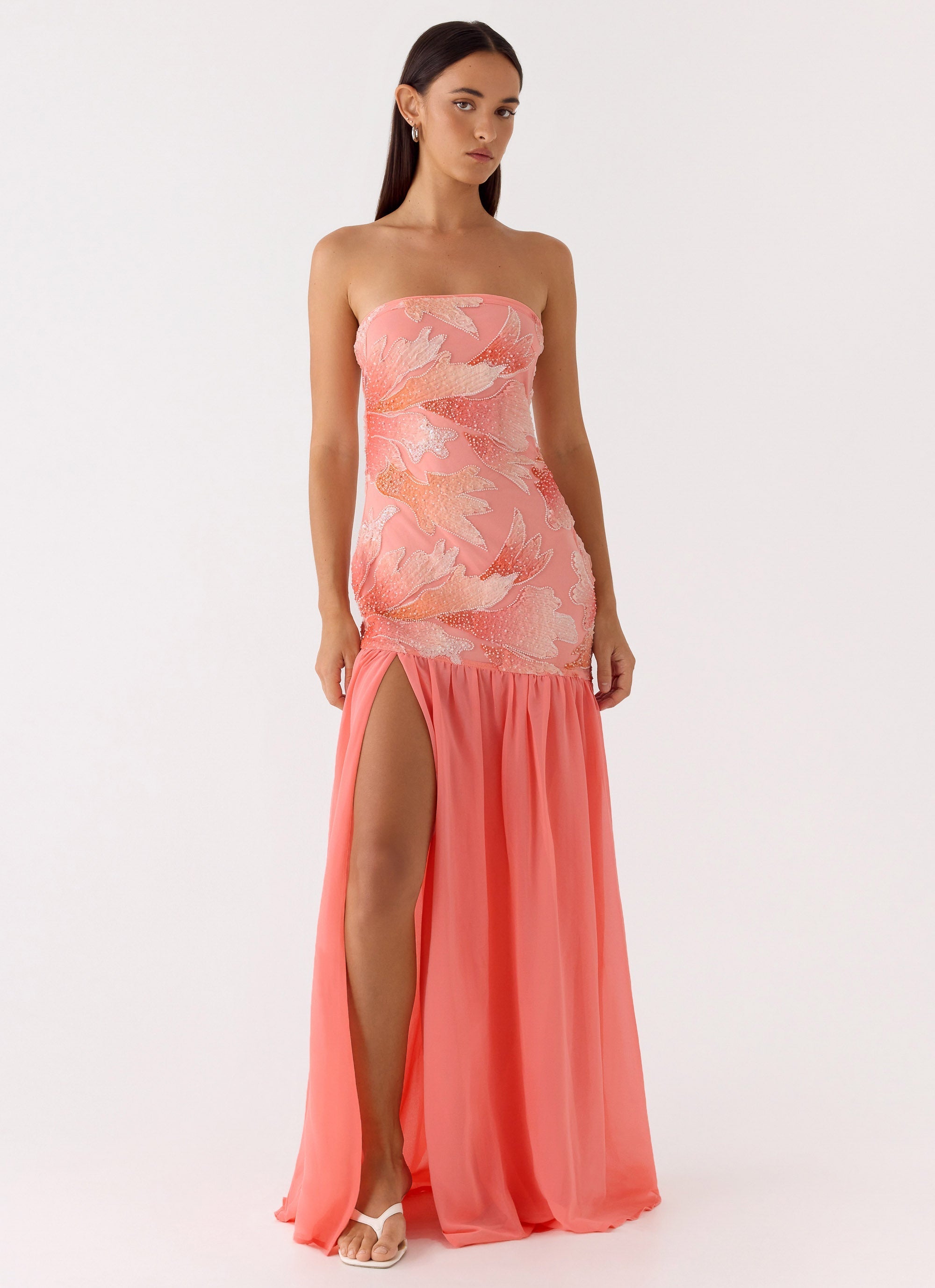 Allana | Vestido Maxi con Pedrería