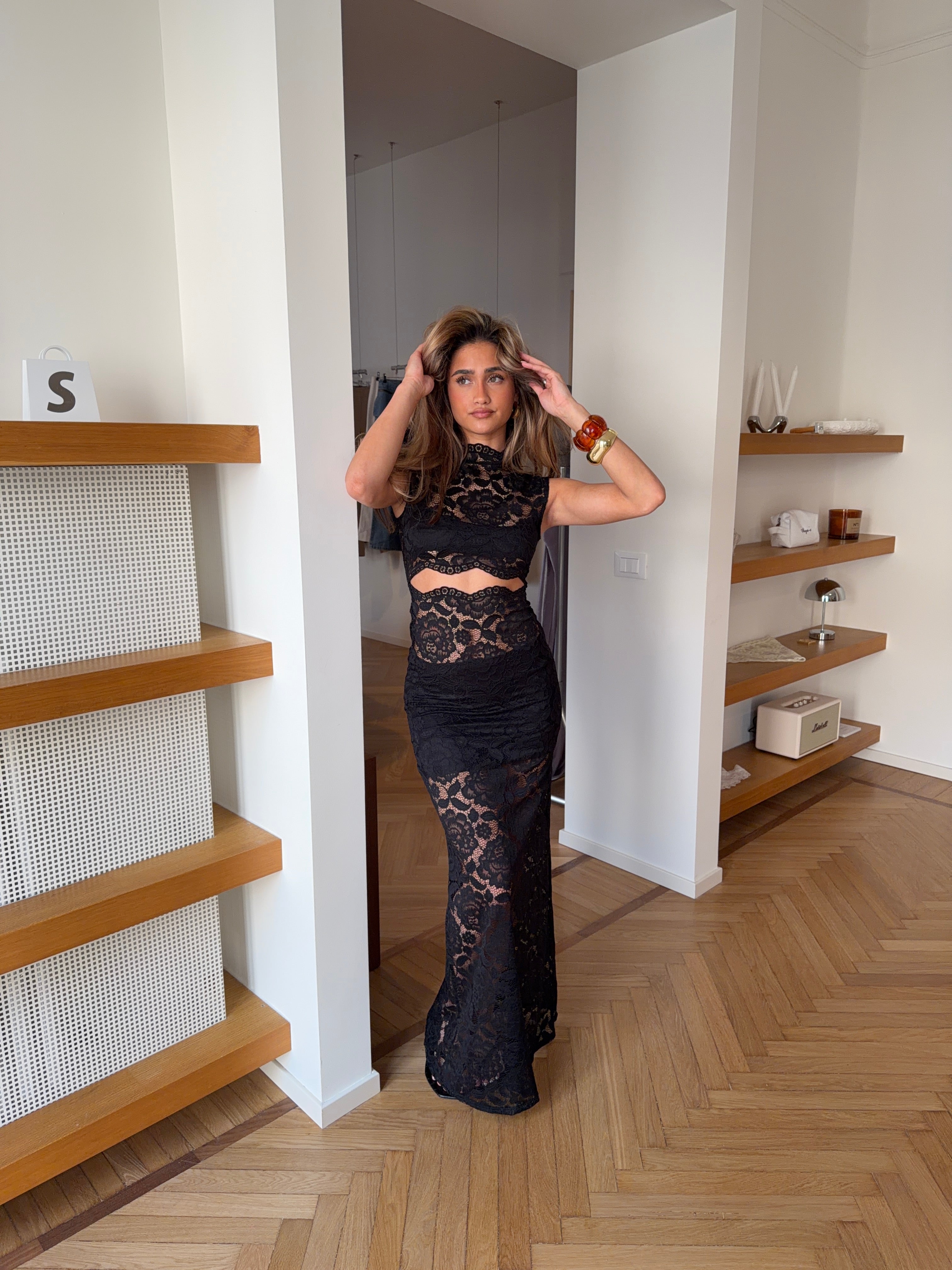 Lydia | Vestido Maxi de Encaje