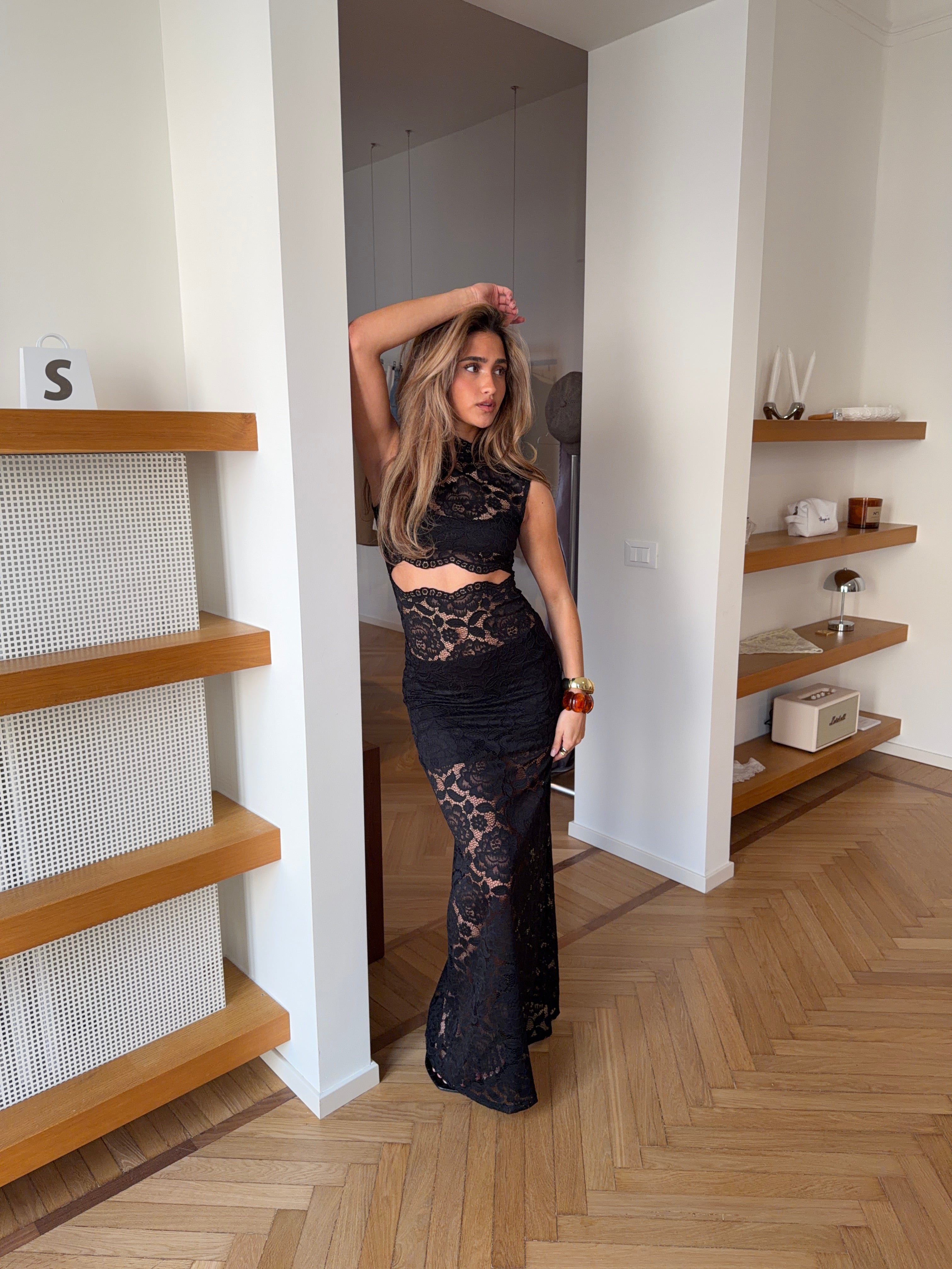 Lydia | Vestido Maxi de Encaje